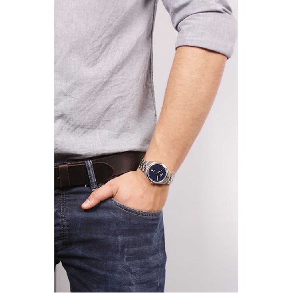  Shop Authentic Tissot PR 100 Sport Chic 39mm Blue Dial Watch For Men - T101.410.11.041.00 - Luxxuri
