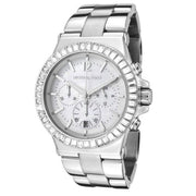  Shop Authentic Michael Kors Dylan Glitz Chronograph White Dial Silver Steel Strap Watch For Women - MK5411 - Luxxuri