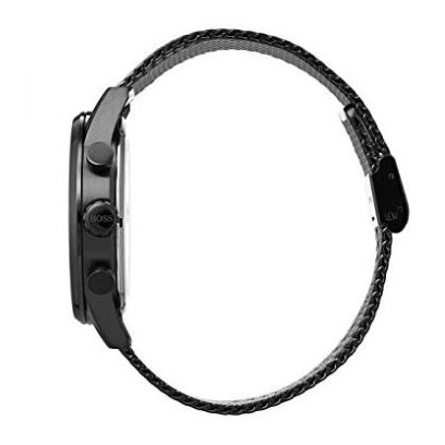  Shop Authentic Hugo Boss Associate Black Dial Black Mesh Bracelet Watch for Men - 1513769 - Luxxuri
