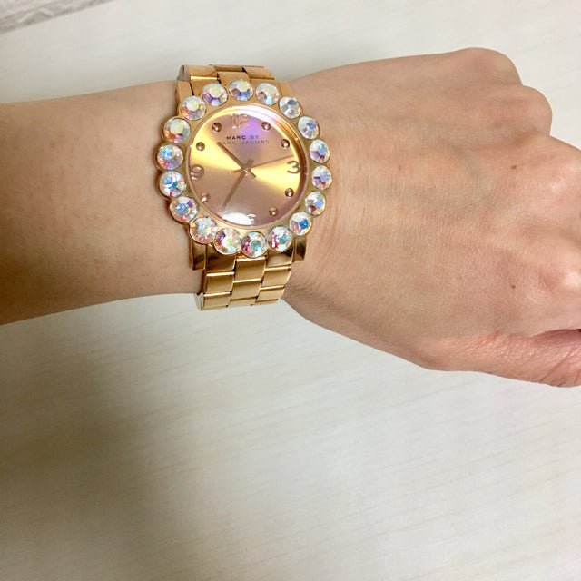  Shop Authentic Marc Jacobs Amy Rose Gold Dial Rose Gold Steel Strap Watch for Women - MBM3223 - Luxxuri