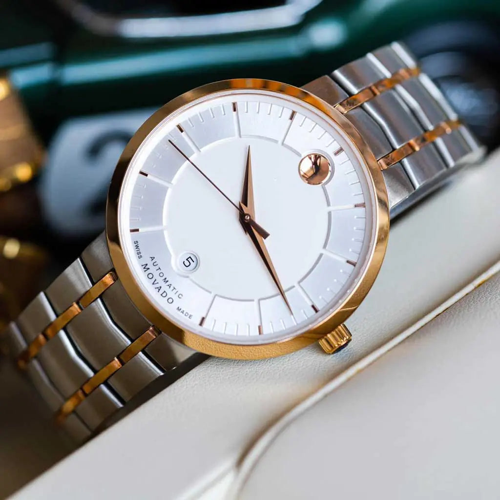  Shop Authentic Movado 1881 Automatic Silver Dial Two Tone Steel Strap Watch For Men - 607063 - Luxxuri