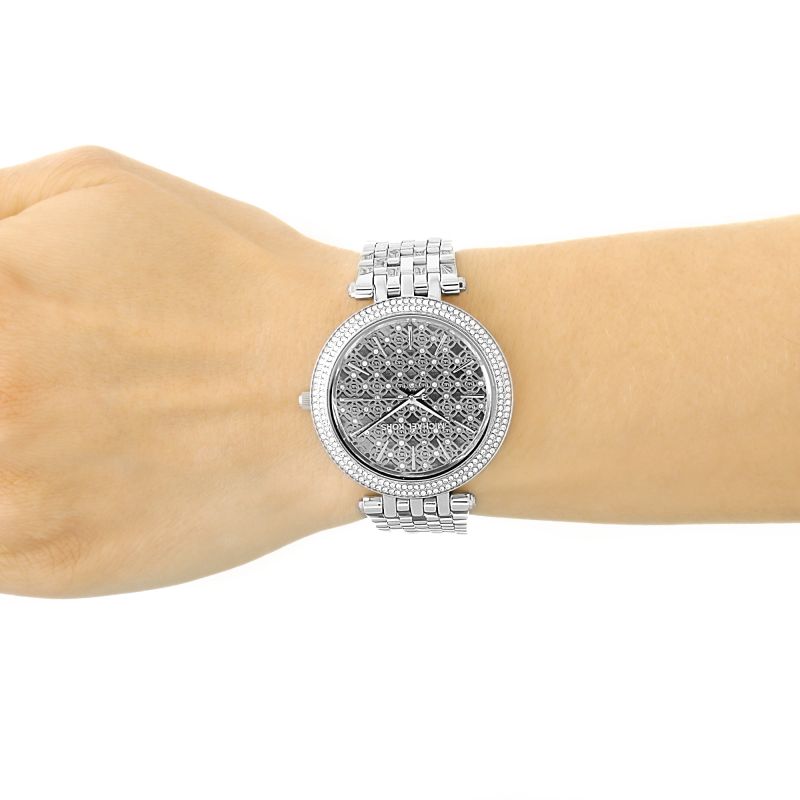  Shop Authentic Michael Kors Darci Silver Dial Silver Steel Strap Watch for Women - MK3404 - Luxxuri