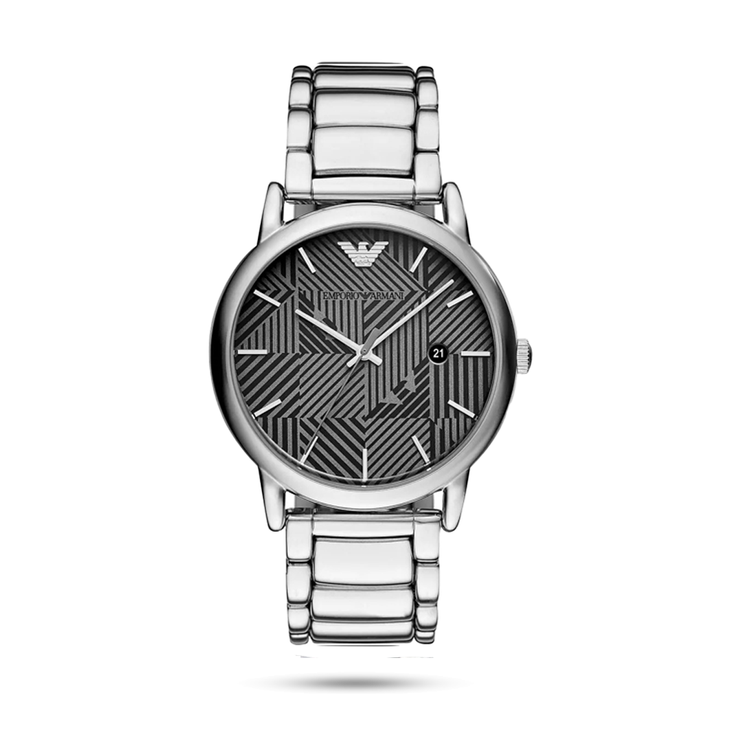  Shop Authentic Emporio Armani Classic Quartz Grey Dial Silver Steel Strap Watch For Men - AR11134 - Luxxuri