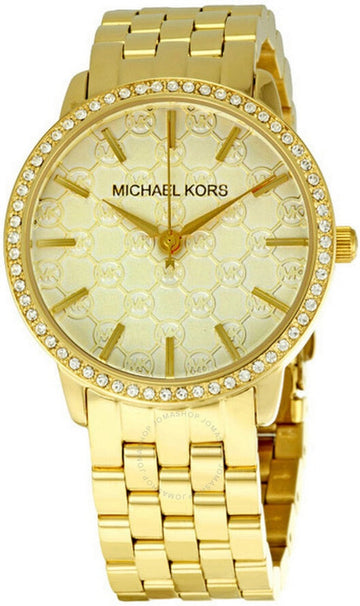  Shop Authentic Michael Kors Argyle Glitz Rose Gold Dial Rose Gold Steel Strap Watch For Women - MK3120 - Luxxuri
