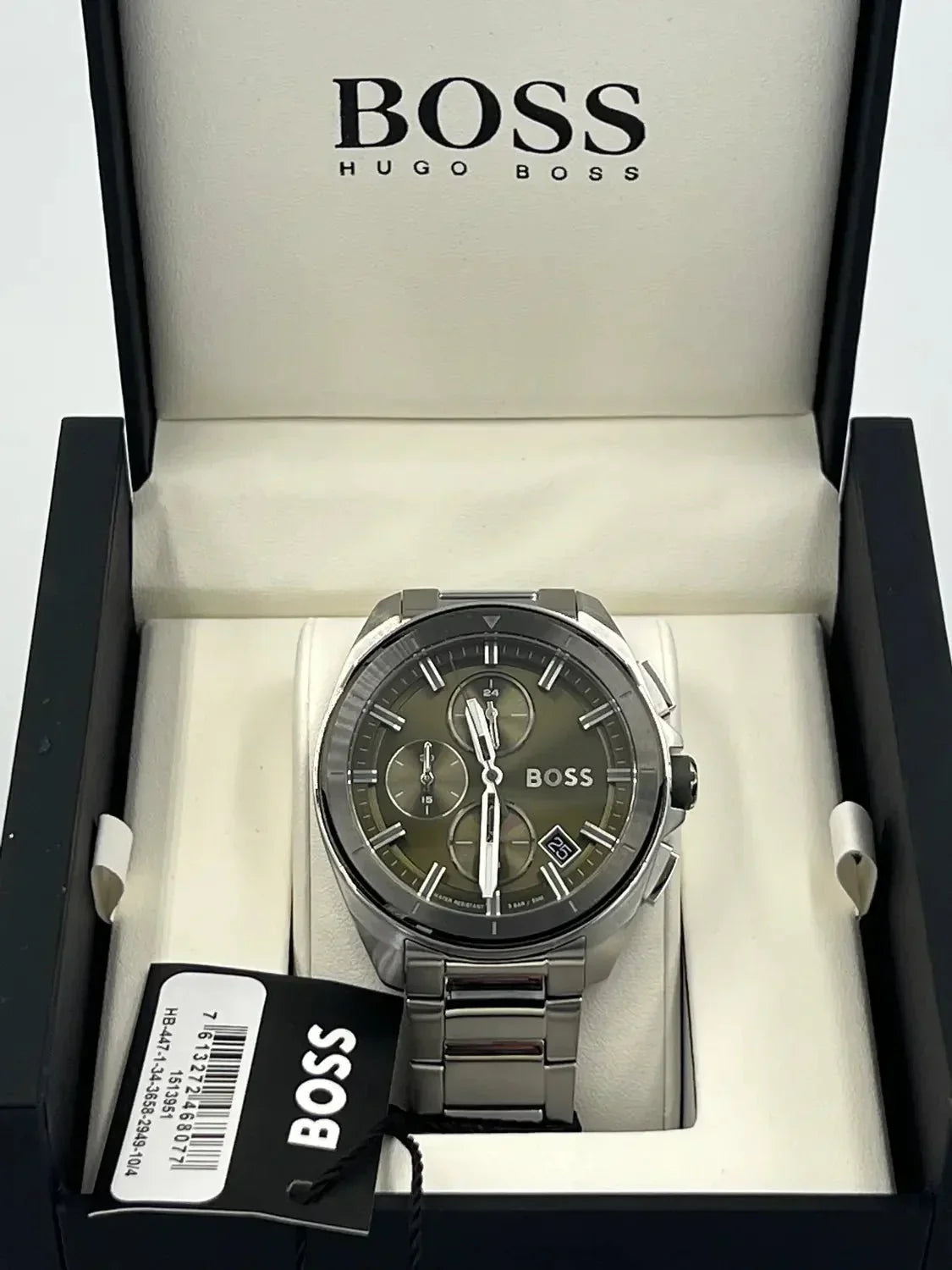  Shop Authentic Hugo Boss Volane Grey Dial Silver Steel Strap Watch for Men - 1513951 - Luxxuri