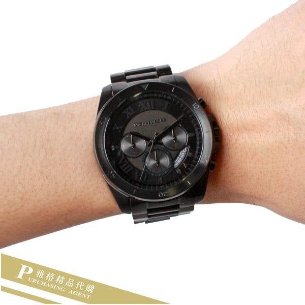  Shop Authentic Michael Kors Brecken Chronograph Black Dial Black Steel Strap Watch For Men - MK8482 - Luxxuri