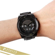  Shop Authentic Michael Kors Brecken Chronograph Black Dial Black Steel Strap Watch For Men - MK8482 - Luxxuri