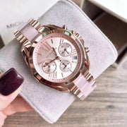  Shop Authentic Michael Kors Bradshaw Rose Gold Dial Two Tone Steel Strap Watch for Women - MK6066 - Luxxuri