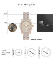  Shop Authentic Michael Kors Runway Chronograph Grey Dial Grey Silicone Strap Watch For Women - MK7386 - Luxxuri