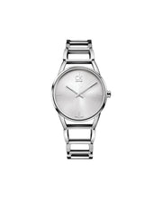  Shop Authentic Calvin Klein Stately Silver Dial Silver Steel Strap Watch for Women - K3G2312W - Luxxuri