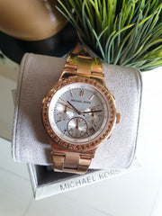  Shop Authentic Michael Kors Dylan Rose Gold Rose Gold Steel Strap Watch for Women - MK5586 - Luxxuri