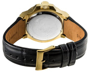  Shop Authentic Guess Rigor Analog Black Dial Black Leather Strap Watch For Men - W0040G4 - Luxxuri