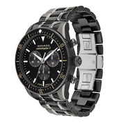  Shop Authentic Movado Heritage Calendoplan Chronograph Black Dial Black Steel Strap Watch For Men - 3650125 - Luxxuri
