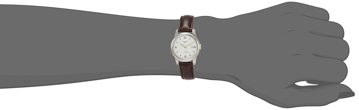  Shop Authentic Tissot T Classic Le Locle Automatic Silver Dial Brown Leather Strap Watch For Women - T006.207.16.038.00 - Luxxuri