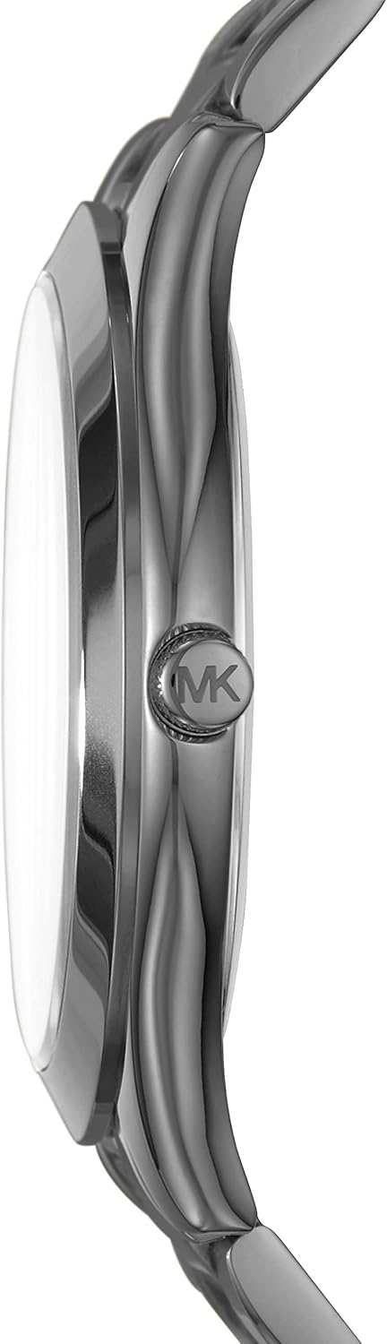  Shop Authentic Michael Kors Slim Runway Blue Dial Grey Steel Strap Watch For Men - MK8584 - Luxxuri