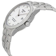  Shop Authentic Tissot T Classic Luxury Powermatic 80 White Dial Silver Steel Strap Watch For Men - T086.408.11.016.00 - Luxxuri