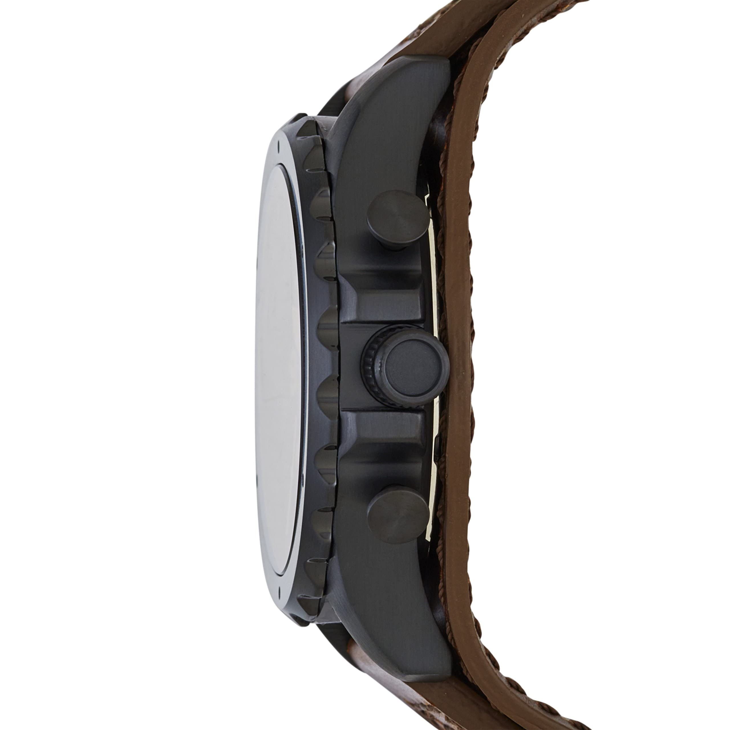  Shop Authentic Fossil Nate Chronograph Brown Dial Brown Leather Strap Watch for Men - JR1511 - Luxxuri