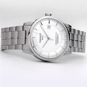  Shop Authentic Tissot Luxury Powermatic 80 Silver Dial Silver Steel Strap Watch For Men - T086.408.11.031.00 - Luxxuri