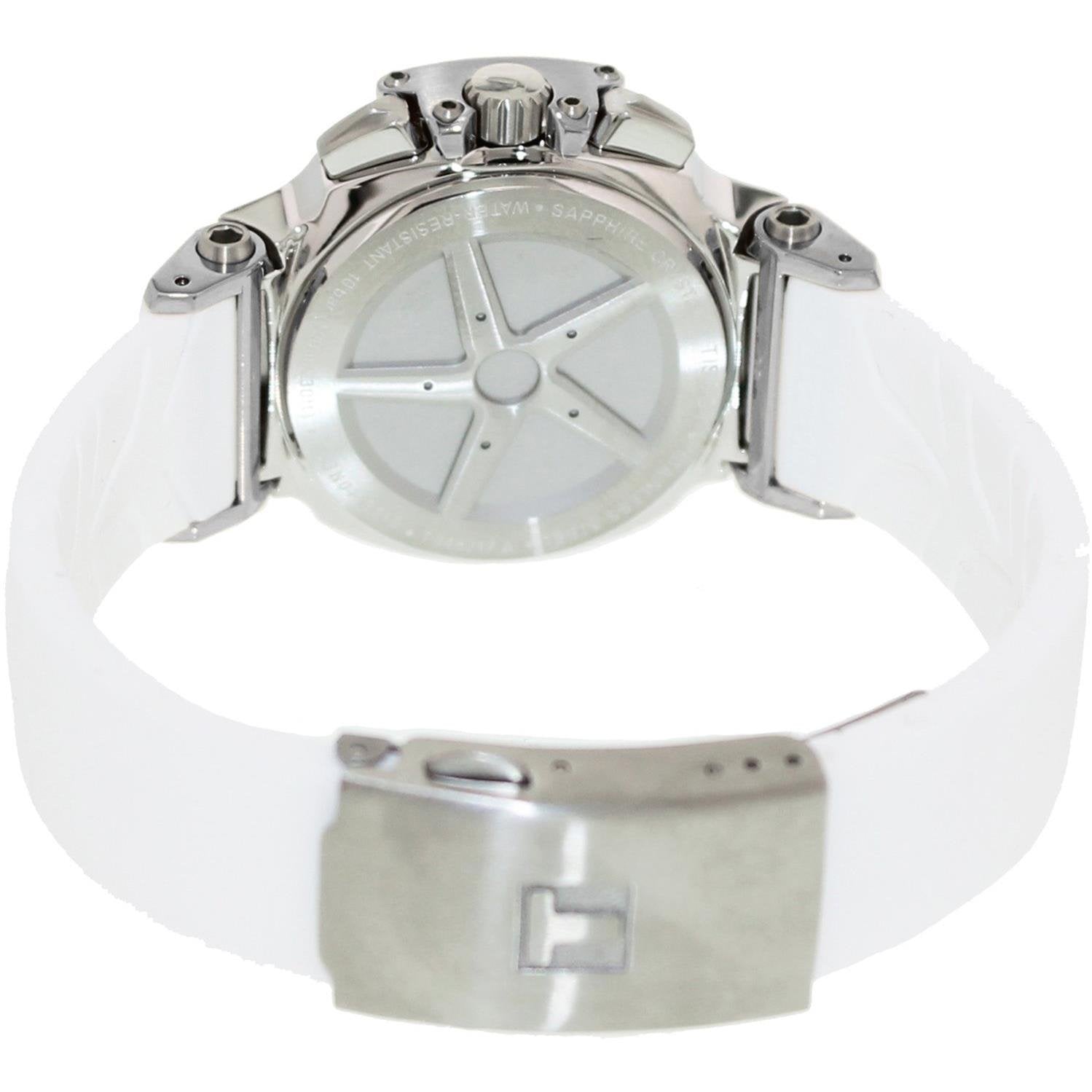  Shop Authentic Tissot T Race Lady Chronograph White Dial White Rubber Strap Watch for Women - T048.217.17.017.00 - Luxxuri