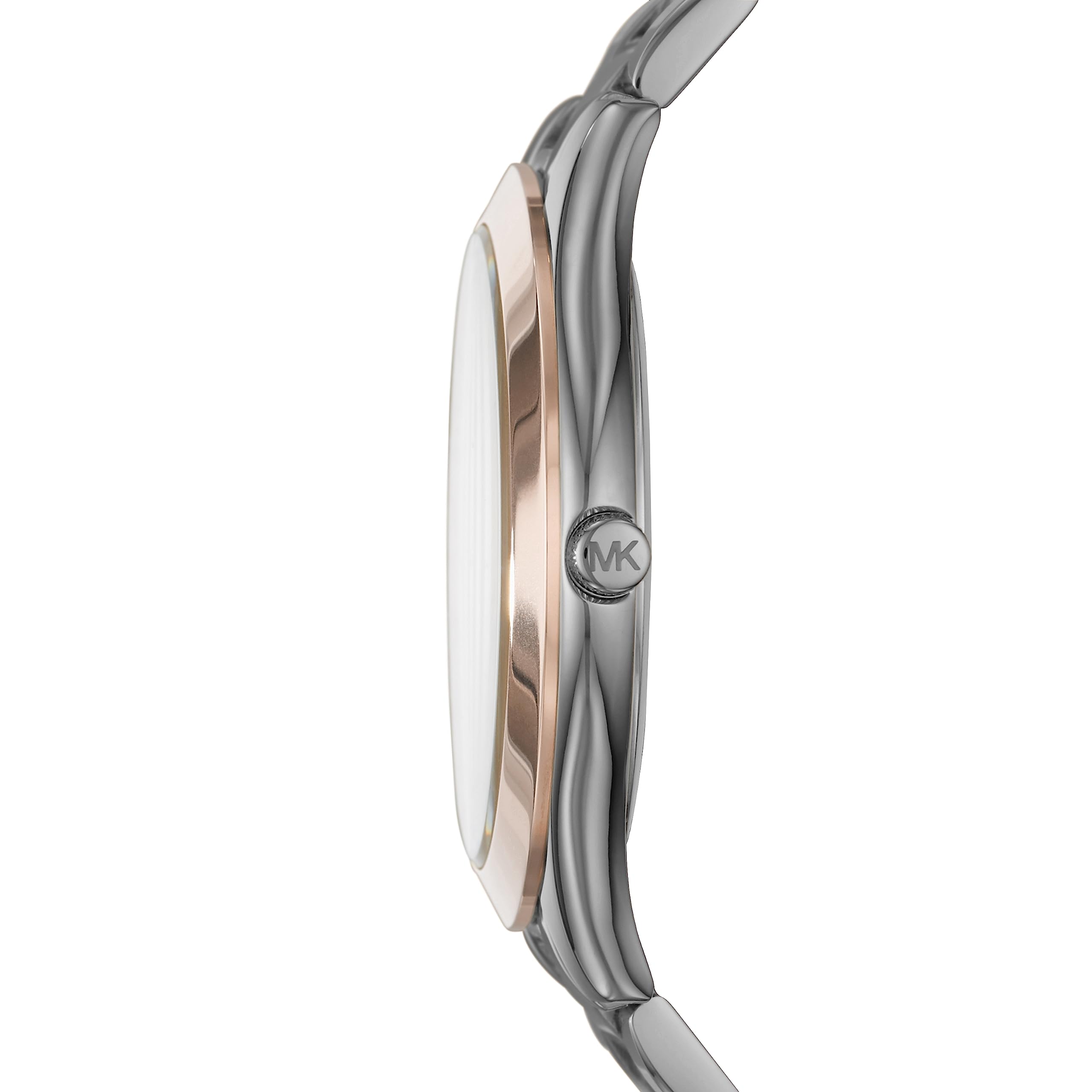  Shop Authentic Michael Kors Runway Quartz Grey Dial Grey Steel Strap Watch For Women - MK8576 - Luxxuri