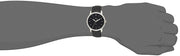  Shop Authentic Fossil The Minimalist Three Hand Black Dial Black Leather Strap Watch for Men - FS5398 - Luxxuri