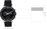  Shop Authentic Tommy Hilfiger Trent Chronograph Quartz Black Dial Black Leather Strap Watch For Men - 1791810 - Luxxuri