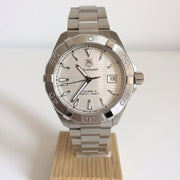  Shop Authentic Tag Heuer Aquaracer Automatic White Dial Silver Steel Strap Watch for Men - WAY2111.BA0928 - Luxxuri