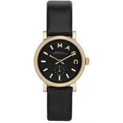  Shop Authentic Marc Jacobs Baker Black Dial Black Leather Strap Watch for Women - MBM1273 - Luxxuri