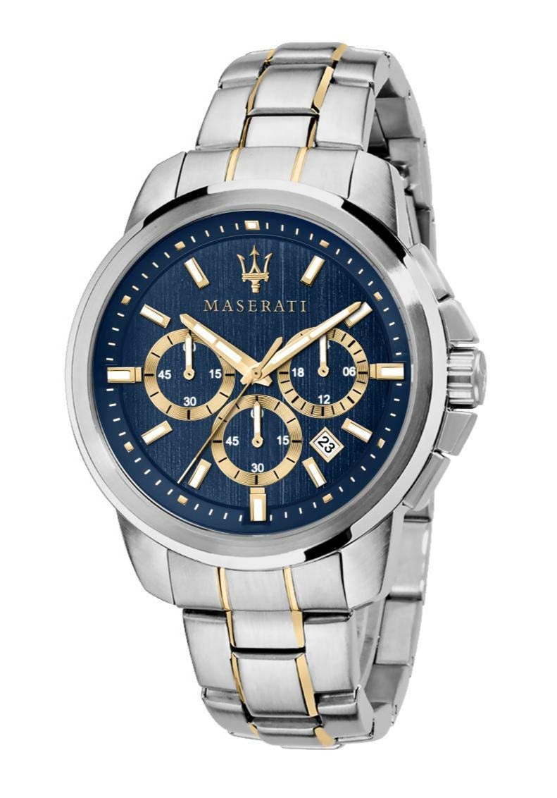  Shop Authentic Maserati Successo Chronograph 44mm Stainless Steel Watch For Men - R8873621008 - Luxxuri