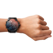  Shop Authentic Diesel Mr Daddy 2.0 Black Dial Black Stainless Steel Watch For Men - DZ7395 - Luxxuri