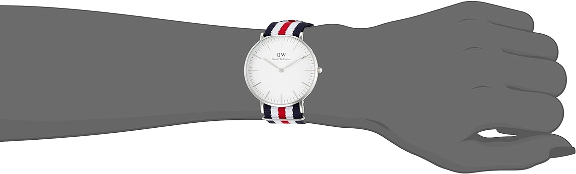  Shop Authentic Daniel Wellington Classic Canterbury White Dial Two Tone NATO Strap Watch For Women - DW00100051 - Luxxuri