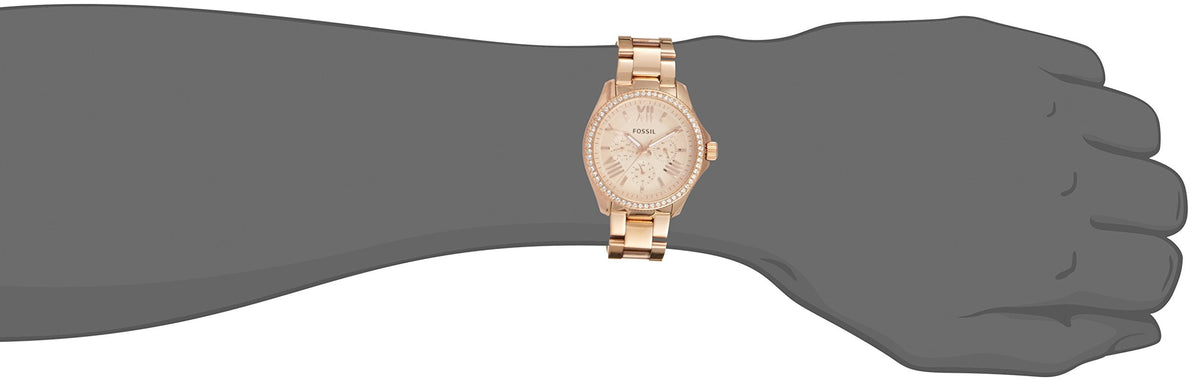  Shop Authentic Fossil Cecile Rose Gold Dial Rose Gold Steel Strap Watch for Women - AM4483 - Luxxuri