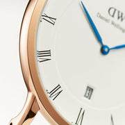  Shop Authentic Daniel Wellington Dapper Cornwall White Dial Black Nylon Strap Watch For Men - DW00100261 - Luxxuri