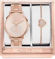  Shop Authentic Michael Kors Jaryn Rose Gold Dial Rose Gold Steel Strap Watch for Women - MK3621 - Luxxuri