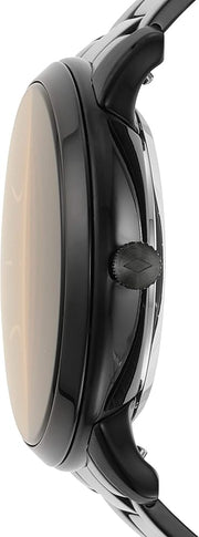  Shop Authentic Fossil Neutra Automatic Skeleton Black Dial Black Steel Strap Watch for Men - ME3183 - Luxxuri