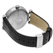 Shop Authentic Versace Greca Sport Quartz Black Dial Black Leather Strap Watch For Men - VEZ300221 - Luxxuri