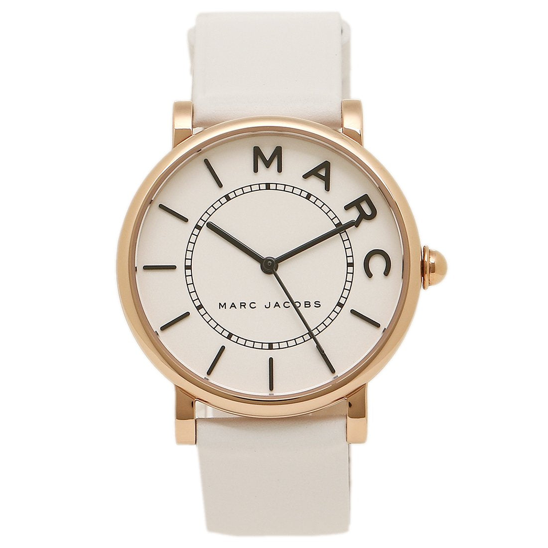  Shop Authentic Marc Jacobs Roxy White Dial White Leather Strap Watch for Women - MJ1561 - Luxxuri
