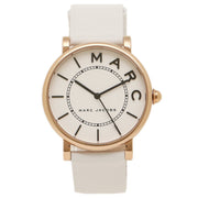  Shop Authentic Marc Jacobs Roxy White Dial White Leather Strap Watch for Women - MJ1561 - Luxxuri