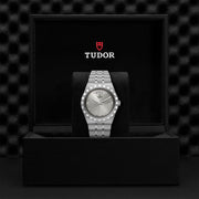  Shop Authentic Tudor Royal Day Date Diamonds Automatic Silver Dial Silver Steel Strap Watch for Men - M28600-0002 - Luxxuri