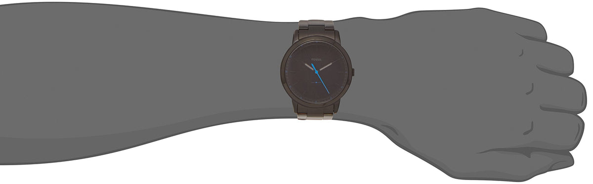  Shop Authentic Fossil The Minimalist Black Dial Black Steel Strap Watch for Men - FS5308 - Luxxuri
