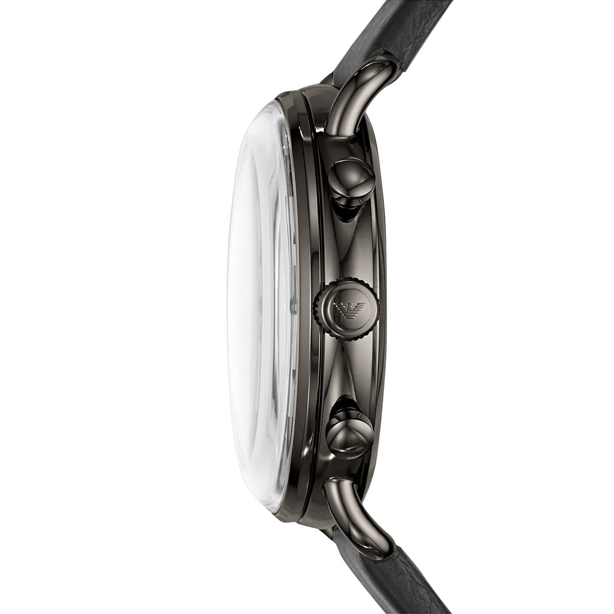  Shop Authentic Emporio Armani Aviator Grey Dial Grey Leather Strap Watch For Men - AR11168 - Luxxuri