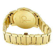  Shop Authentic Calvin Klein City Silver Dial Gold Steel Strap Watch for Men - K2G21546 - Luxxuri
