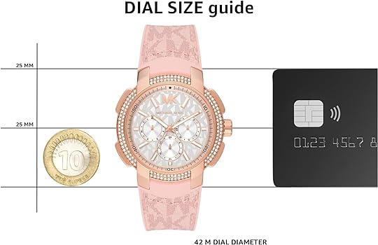  Shop Authentic Michael Kors Sidney Multifunction White Dial Pink Silicone Strap Watch For Women - MK7222 - Luxxuri
