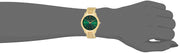  Shop Authentic Michael Kors Slim Runway Green Dial Gold Steel Strap Watch for Women - MK3435 - Luxxuri