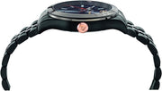  Shop Authentic Versace Hellenyium Analog Black Dial Black Steel Strap Watch For Men - VEVK00320 - Luxxuri
