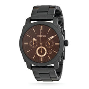  Shop Authentic Fossil Machine Chronograph Black Dial Black Steel Strap Watch for Men - FS4682 - Luxxuri