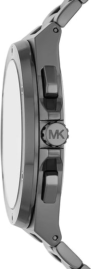  Shop Authentic Michael Kors Lennox Chronograph Quartz Grey Dial Grey Steel Strap Watch For Men - MK9102 - Luxxuri