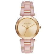  Shop Authentic Michael Kors Delray Rose Gold Dial Pink Steel Strap Watch for Women - MK4316 - Luxxuri