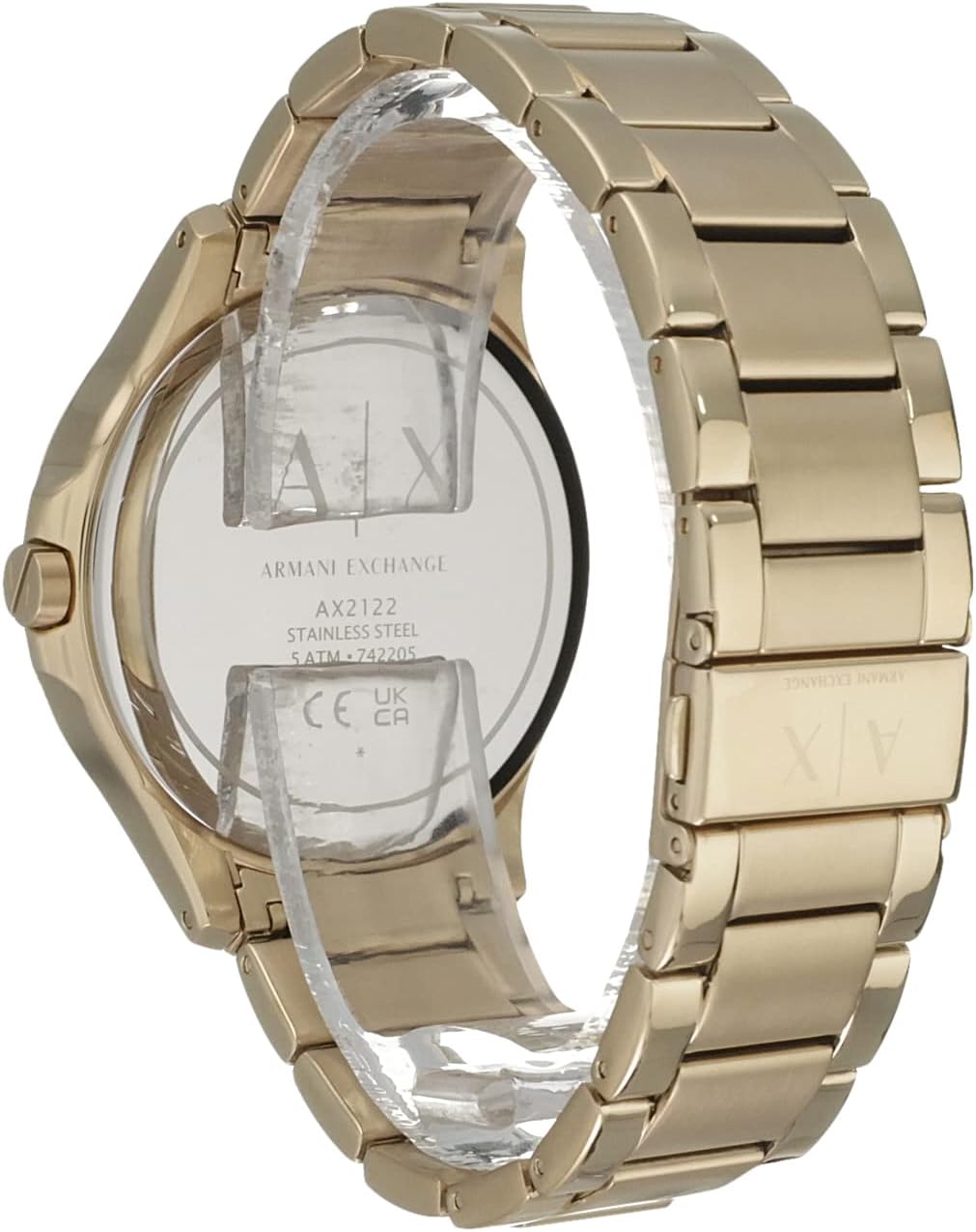  Shop Authentic Armani Exchange Hampton Chronograph Black Dial Gold Steel Strap Watch For Men - AX2122 - Luxxuri