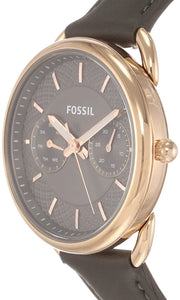  Shop Authentic Fossil Tailor Grey Dial Grey Leather Strap Watch for Women - ES3913 - Luxxuri